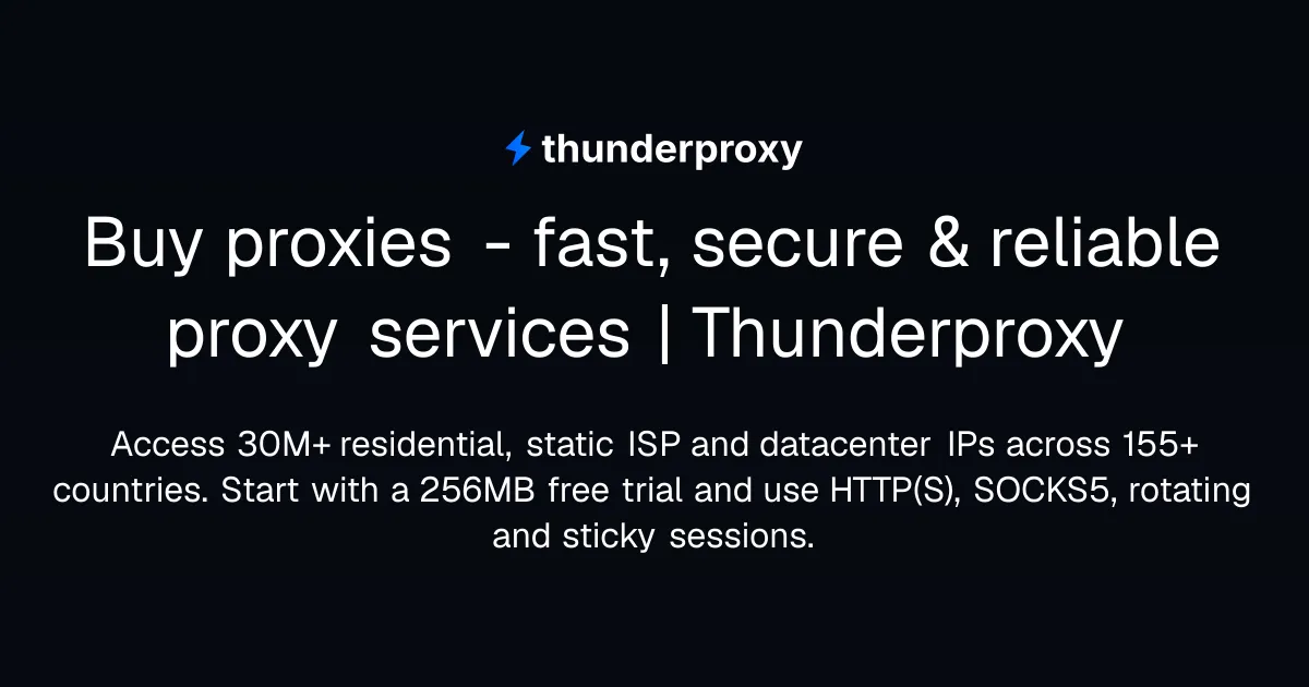 Thunderproxy logo